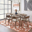 Meava Dark Ash Dining Table