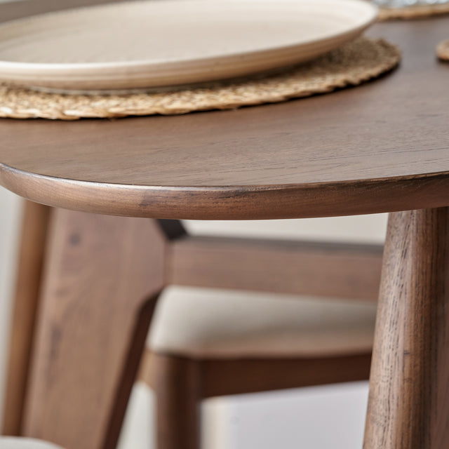 Meava Dark Ash Dining Table