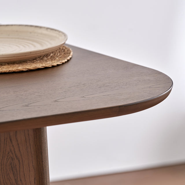Meava Dark Ash Dining Table