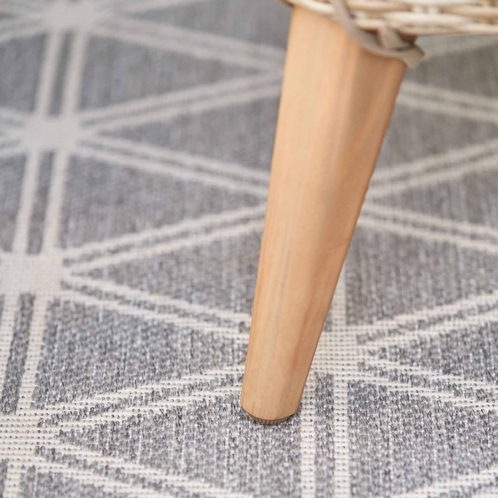 Fira Woven Outdoor Corner Set with Footstools