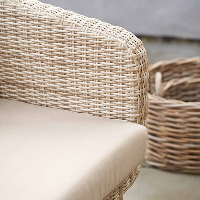 Fira Woven Outdoor Seating Set with Bench