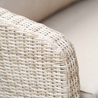 Fira Woven Outdoor Seating Set with Bench