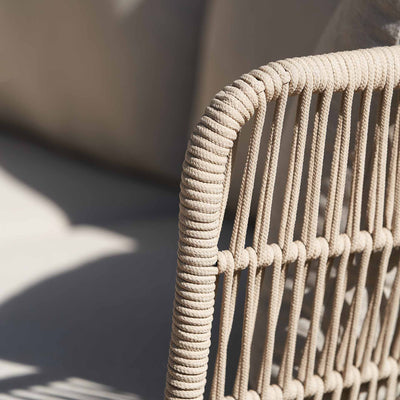 Milos Woven Outdoor Corner Seating Set