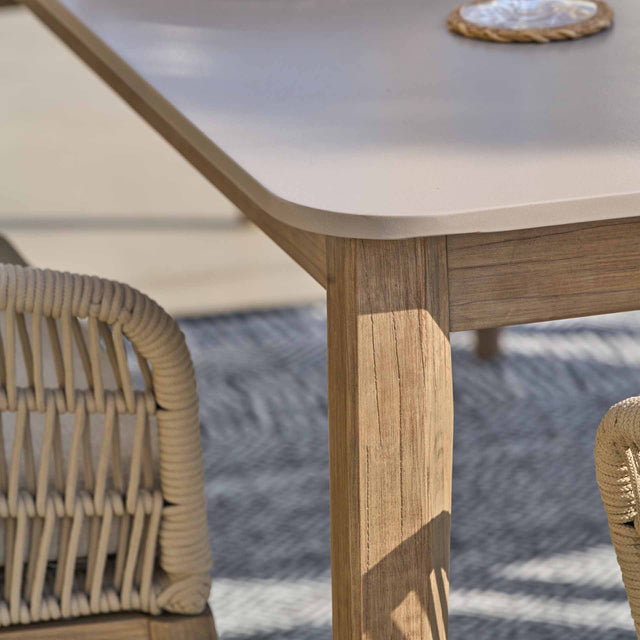 Milos Woven Outdoor Dining Set Seating Set