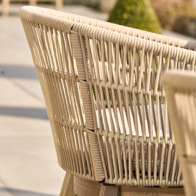 Milos Woven Outdoor Dining Set Seating Set
