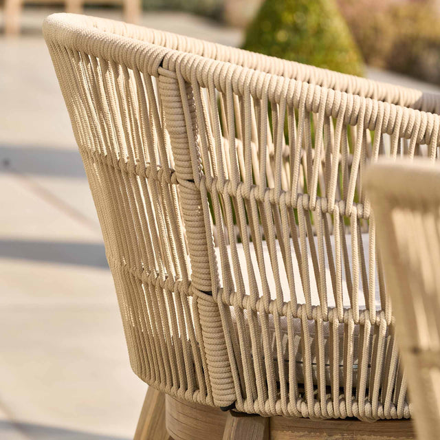 Milos Woven Outdoor Dining Set Seating Set