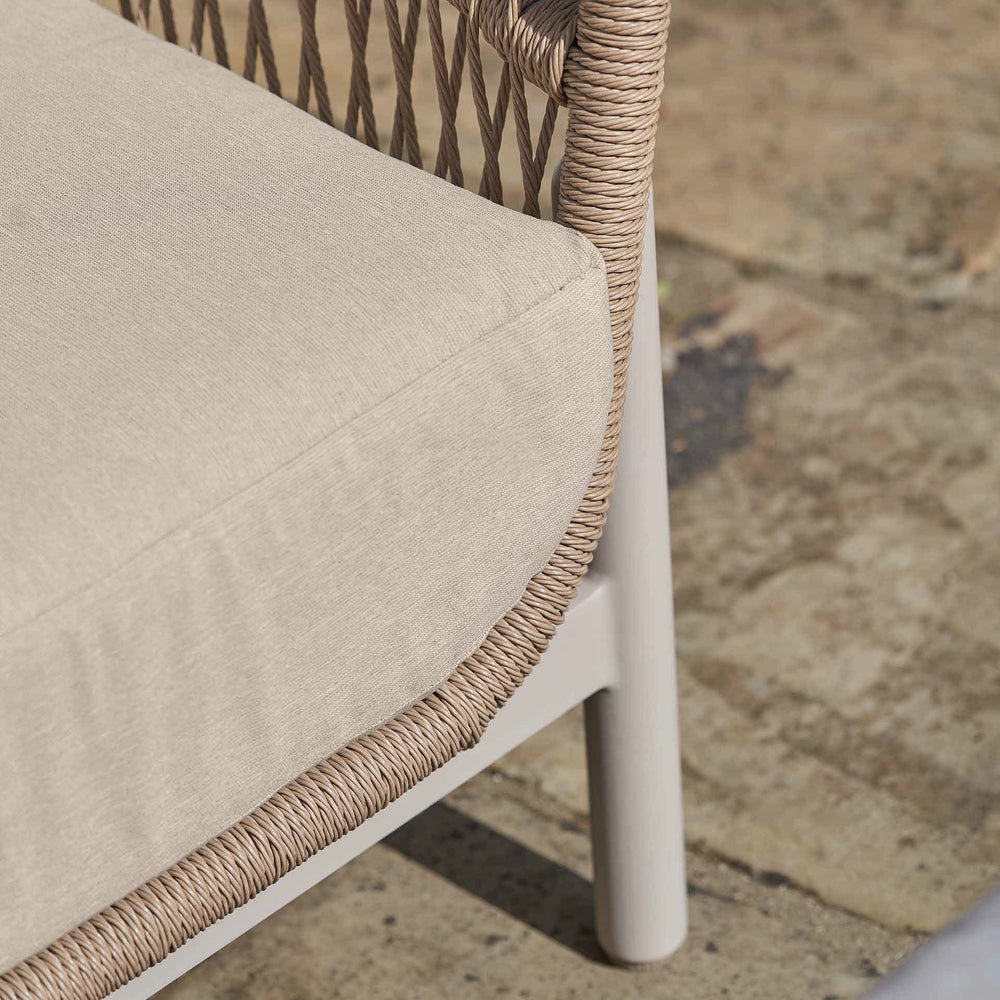 Oia Natural Woven Outdoor Seating Set