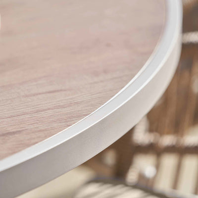 Oia Natural Woven Outdoor 4 Seater Dining Set