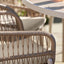 Oia Natural Woven Outdoor 6 Seater Dining Set