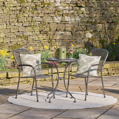 Carlo Grey Outdoor Bistro Set