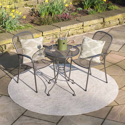 Carlo Grey Outdoor Bistro Set