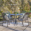 Savoy Grey 4 Seater Outdoor Dining Set