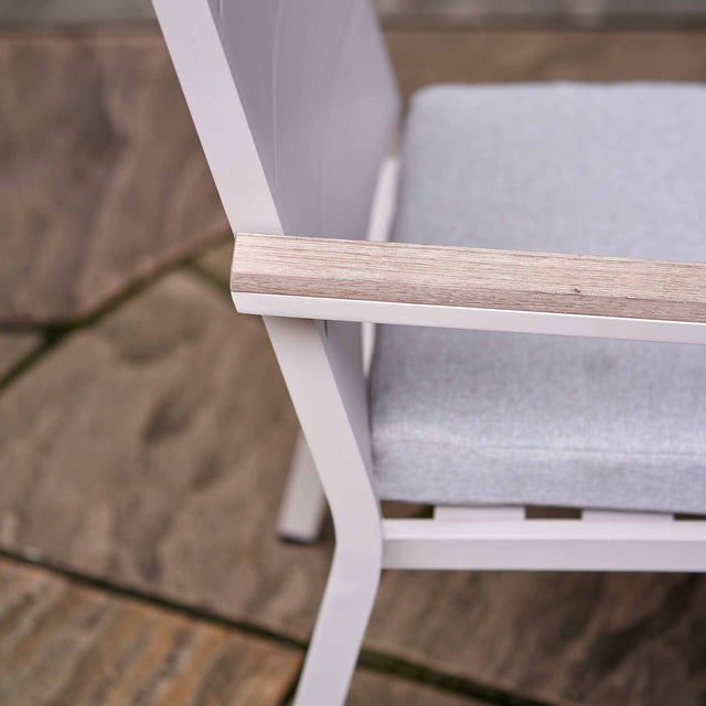 Amari Latte 4 Seater Outdoor Dining Set