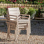 Amari Latte 6 Seater Outdoor Dining Set