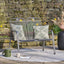Savoy Grey 2 Seater Outdoor Bench