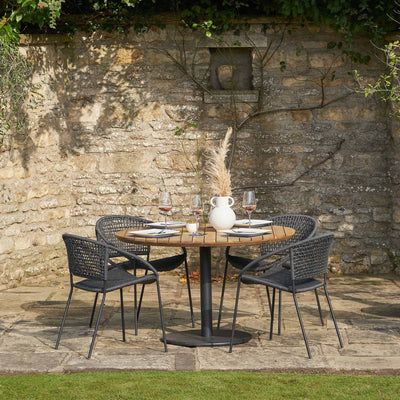 Delphi Black Outdoor Dining Set