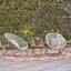 Tobs Grey Foldable Garden Chair Set