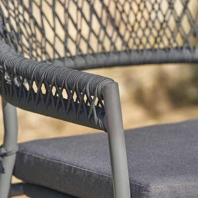 Kythira Black Outdoor Bistro Set
