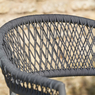Kythira Black Outdoor Bistro Set
