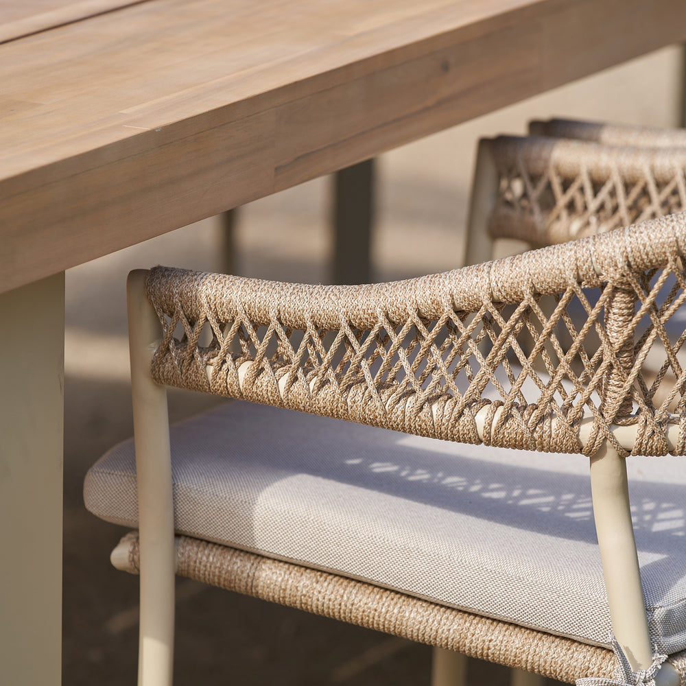 Kasai Outdoor 6 Seater Dining Set