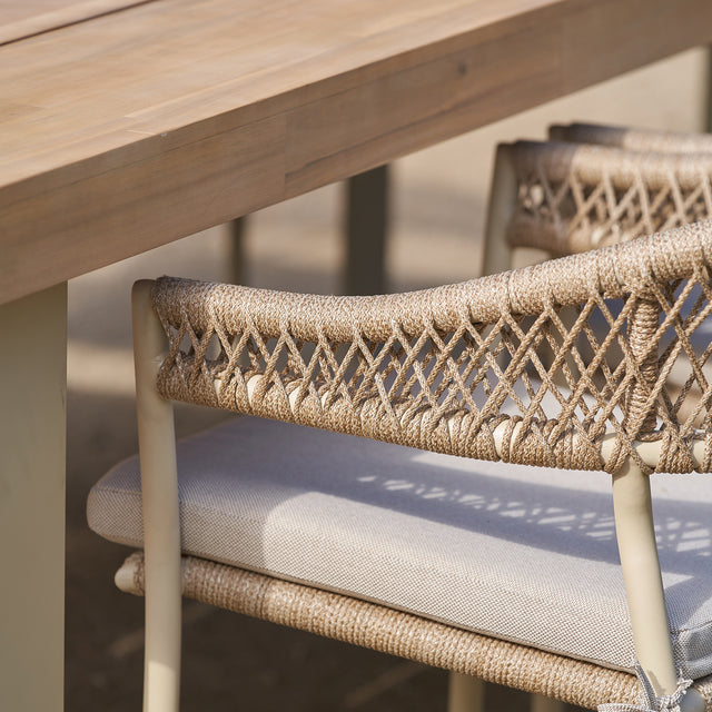 Kasai Outdoor 6 Seater Dining Set