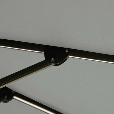 Platinum Glow Challenger Premium Manhattan Grey 3m Square Parasol