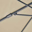 Platinum Challenger Premium Champagne 3m Square Parasol