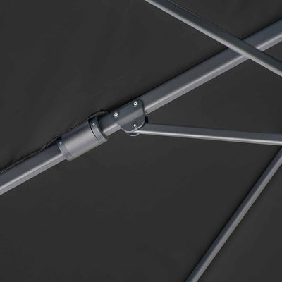 Platinum Challenger Premium Faded Black 3m Square Parasol