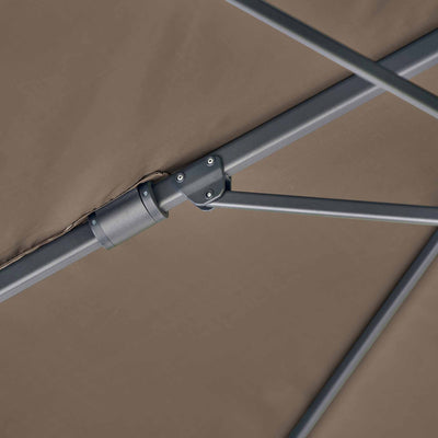 Platinum Challenger Premium Havana Taupe 3m Square Parasol