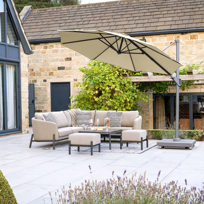 Platinum Voyager T1 Champagne 3m Round Parasol