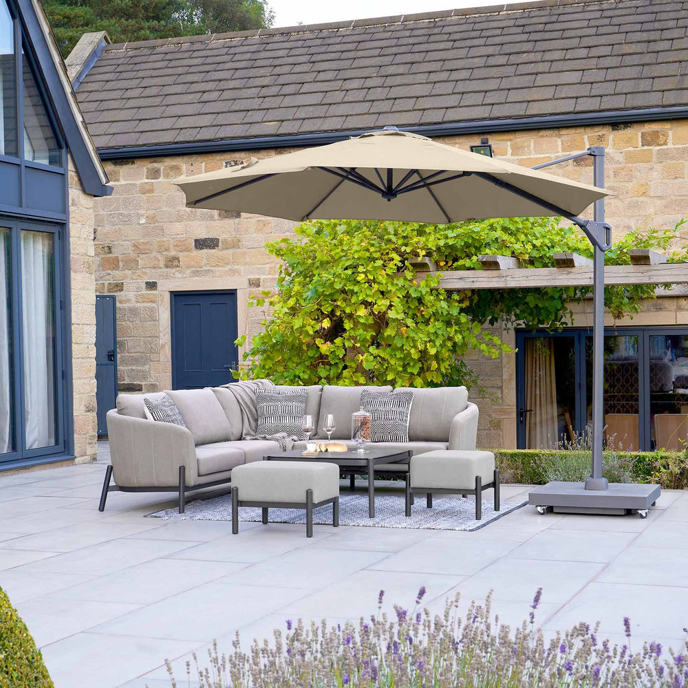 Platinum Voyager T1 Champagne 3m Round Parasol