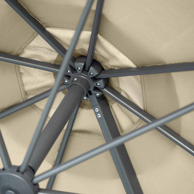 Platinum Voyager T1 Champagne 3m Round Parasol