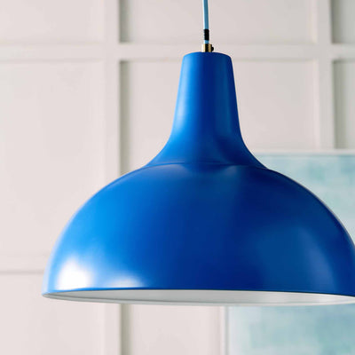 Designers Guild Tortona Cobalt Blue Ceiling Pendant