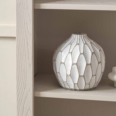 Stanton Oak and Parchment Wood Living Room Furniture Set