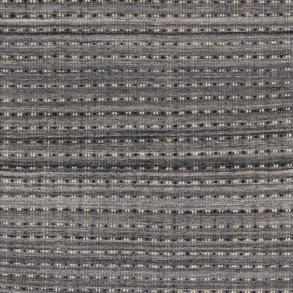 Indoor Outdoor Grey Double Stitch Design Rug