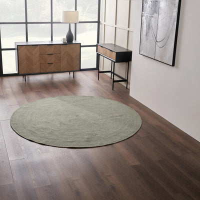 Indoor Outdoor Sage Tweed Design Rug