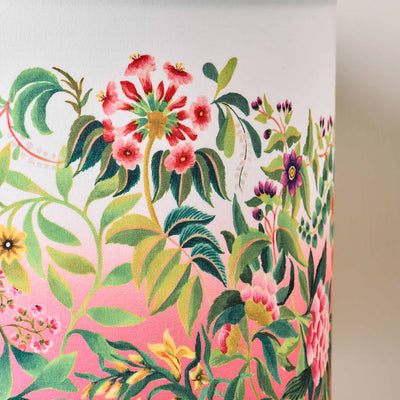 Designers Guild Ikebana Damask Fuchsia Cylinder Lampshade