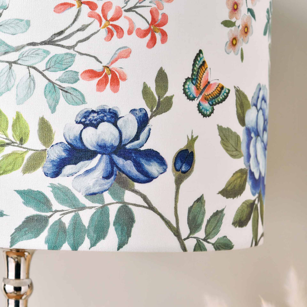 Designers Guild Porcelaine De Chine Cobalt Cylinder Lampshade