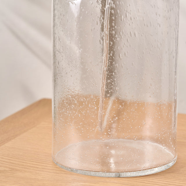 Theo Clear Bubble Glass Table Lamp