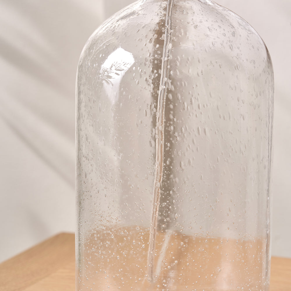 Theo Clear Bubble Glass Table Lamp