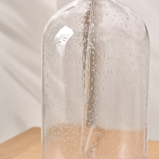 Theo Clear Bubble Glass Table Lamp
