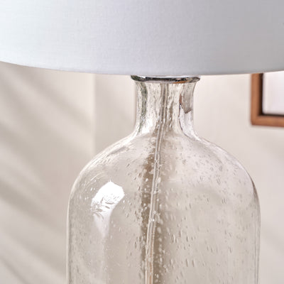 Theo Clear Bubble Glass Table Lamp