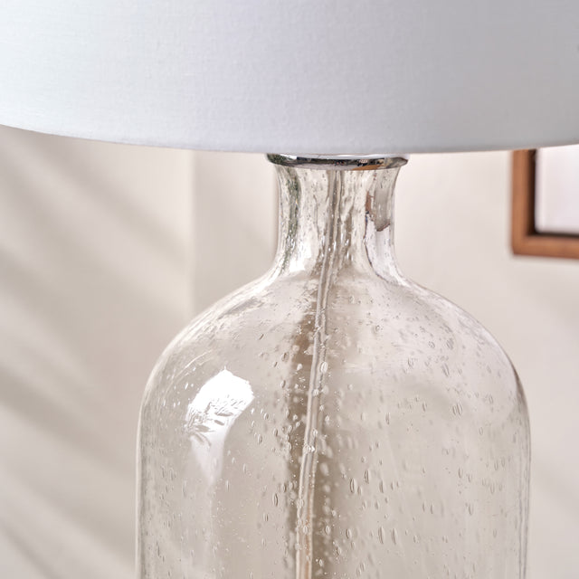 Theo Clear Bubble Glass Table Lamp