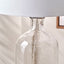 Theo Clear Bubble Glass Table Lamp