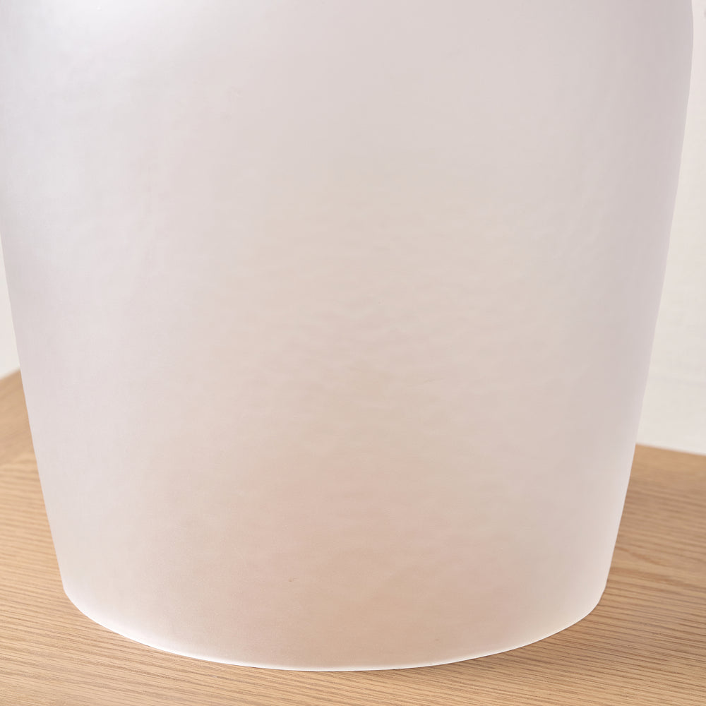 Isla Frosted White Glass Table Lamp