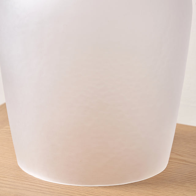 Isla Frosted White Glass Table Lamp