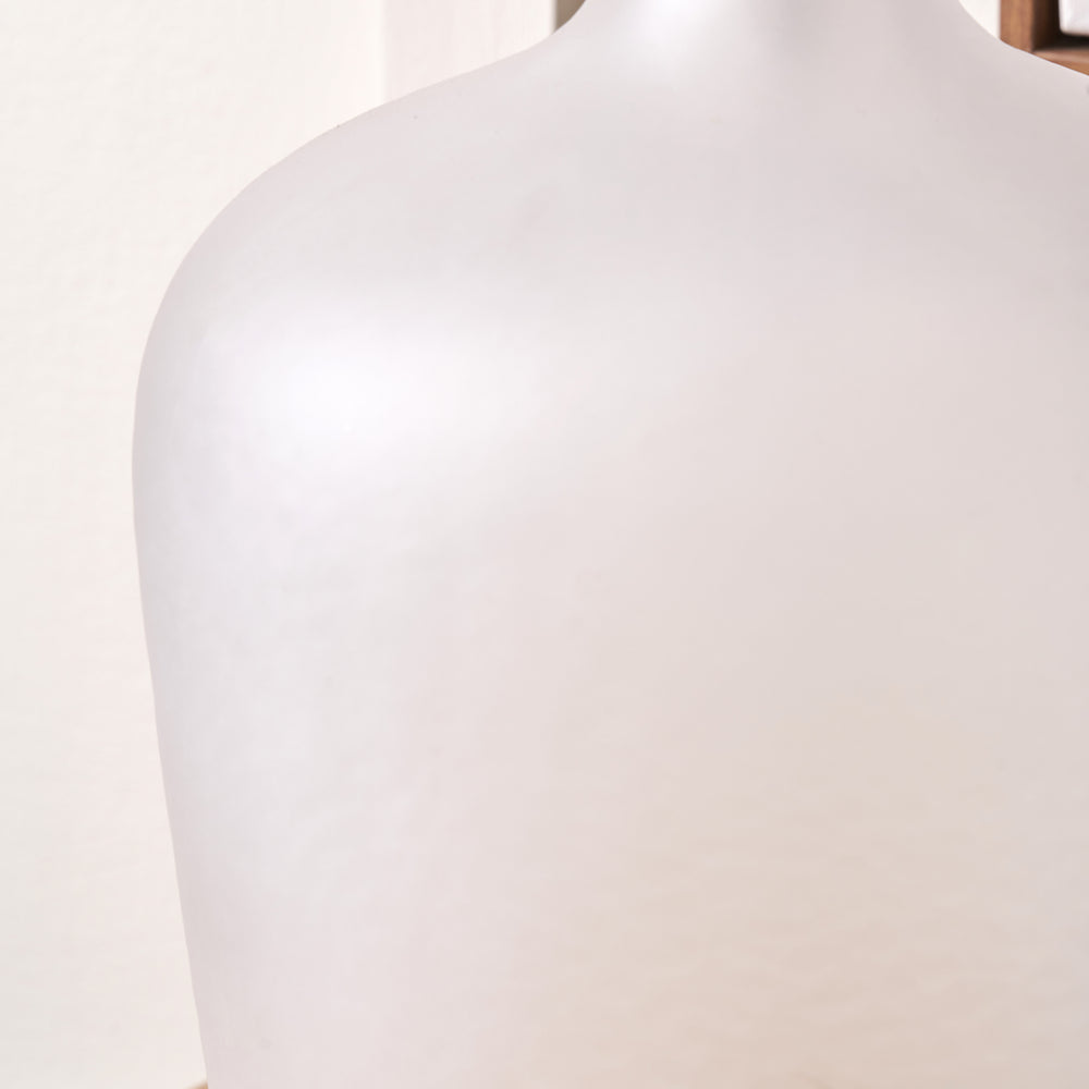Isla Frosted White Glass Table Lamp