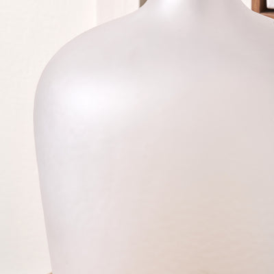 Isla Frosted White Glass Table Lamp