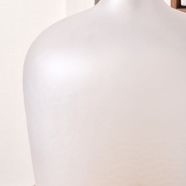 Isla Frosted White Glass Table Lamp