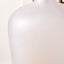 Isla Frosted White Glass Table Lamp